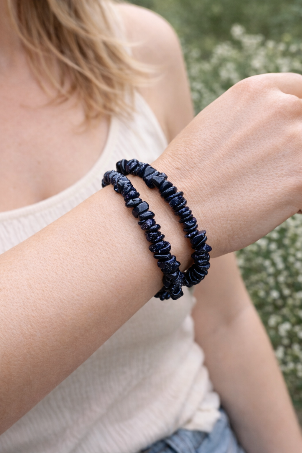 Bracciale elastico Chips Lluvia de Estrellas