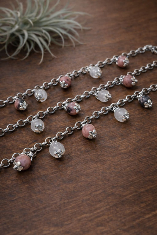 🌺Quarzo rosa e Rodonite: un' ode all'Amore che protegge
