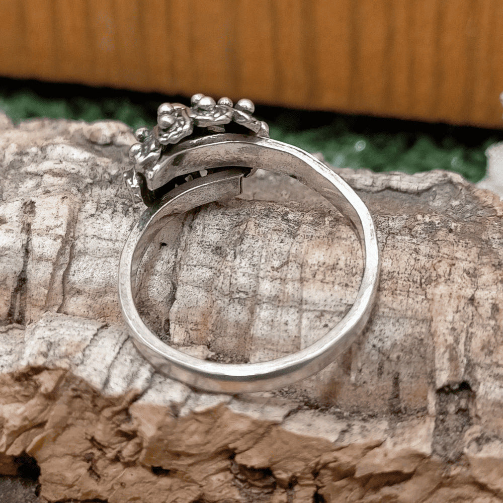Anello Argento Bottone Sardo
