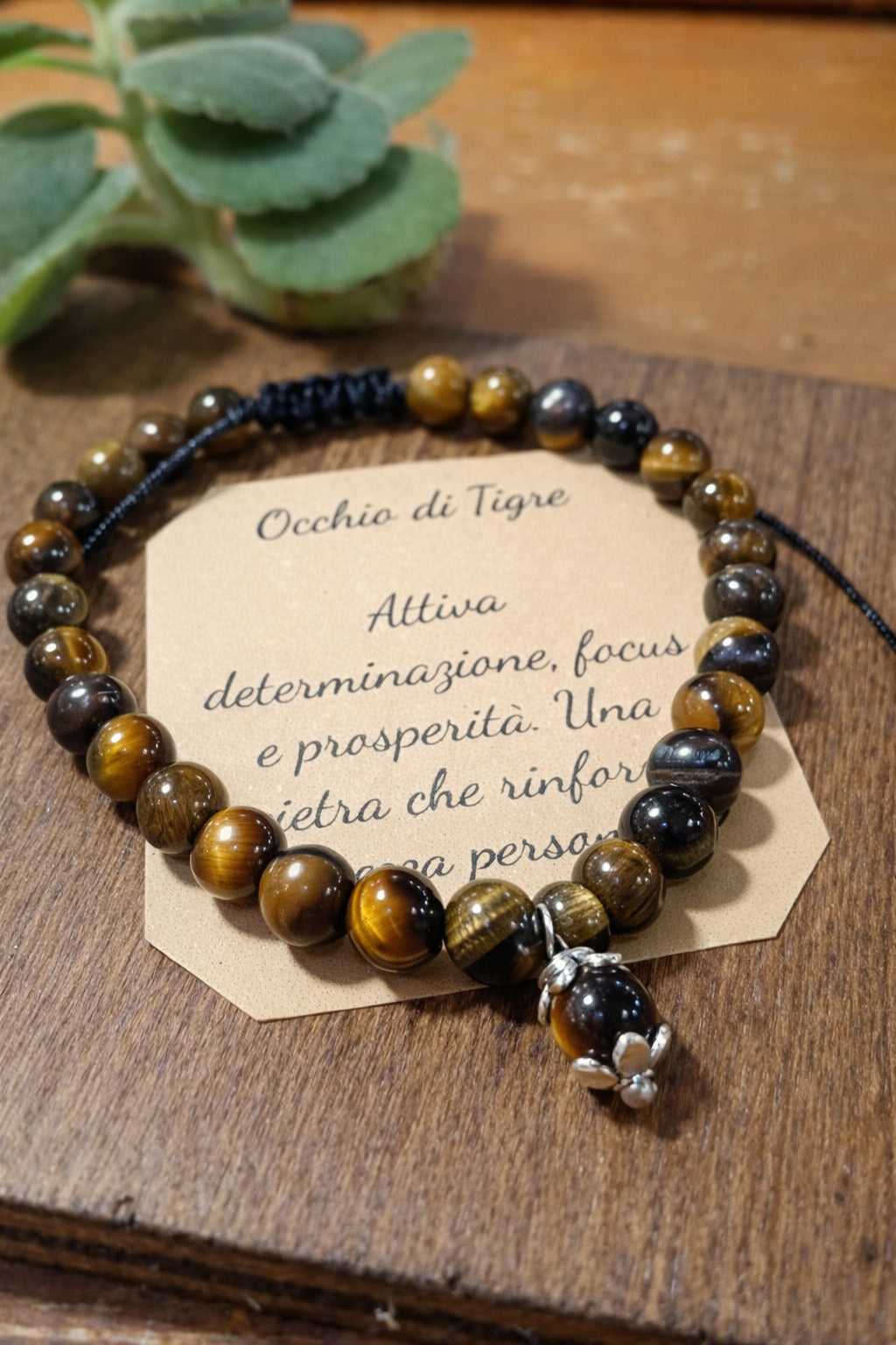 Bracciale Su Coccu Occhio di Tigre
