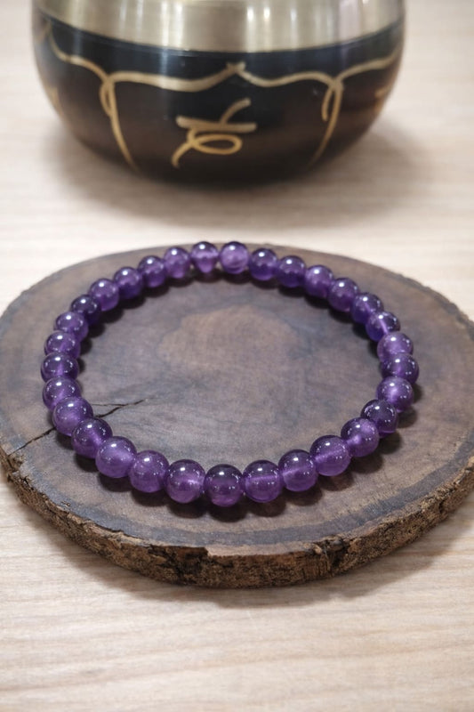 Bracciale elastico Ametista