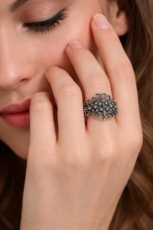 Anello argento Fede Sarda