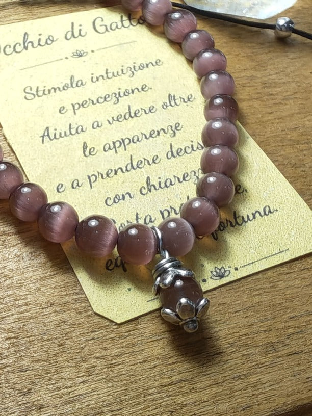 Bracciale Su Coccu Occhio di Gatto Mosto
