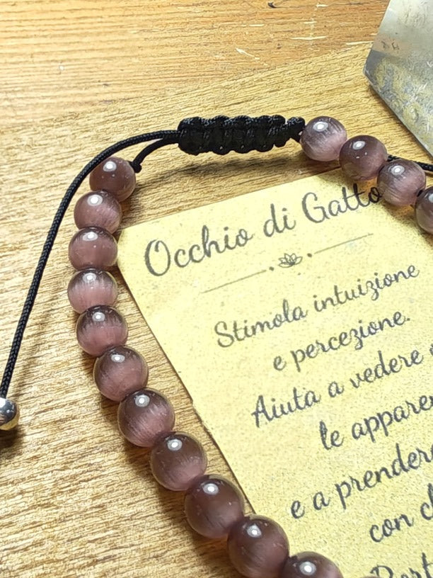 Bracciale Su Coccu Occhio di Gatto Mosto