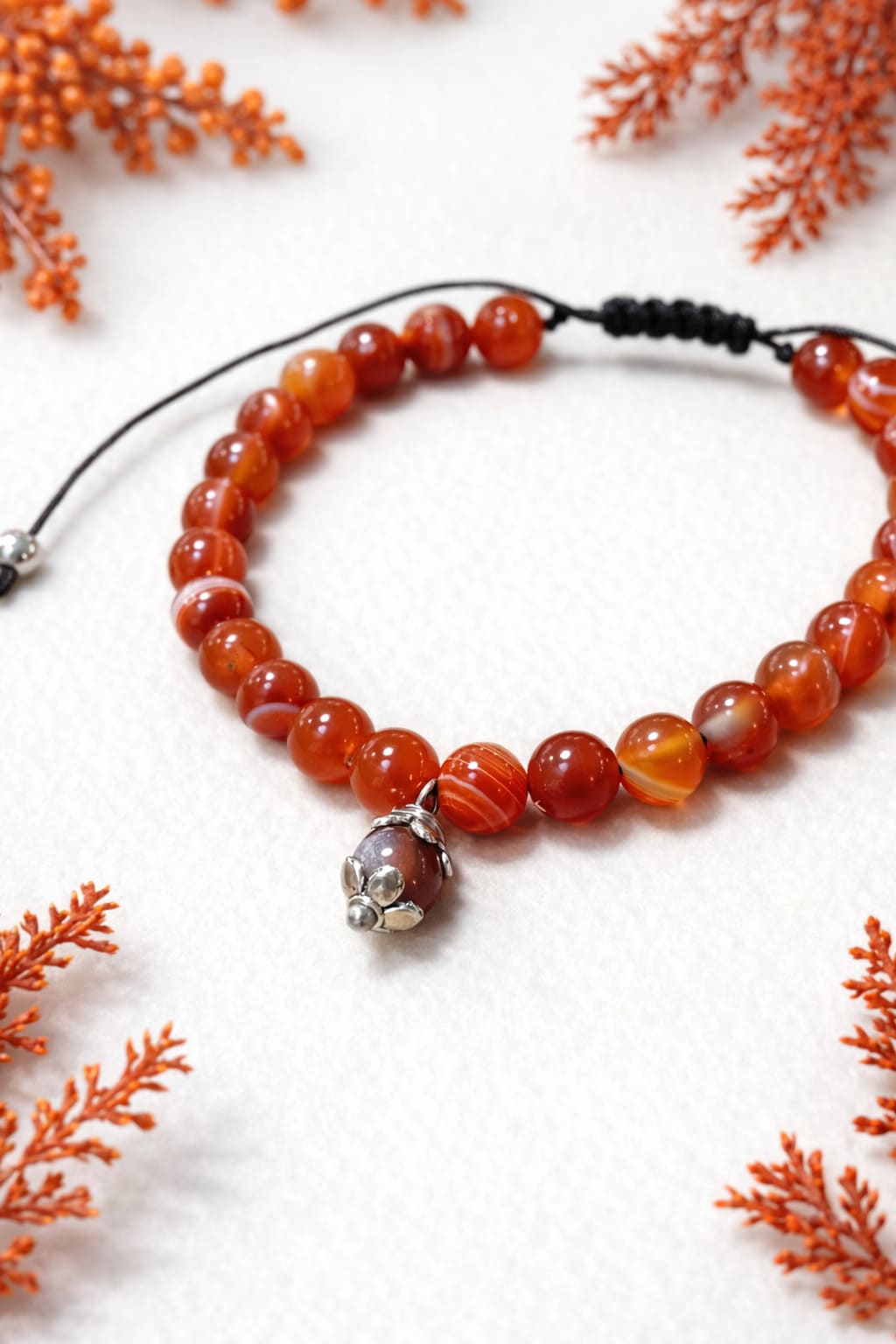 Bracciale Su Coccu Agata Corniola