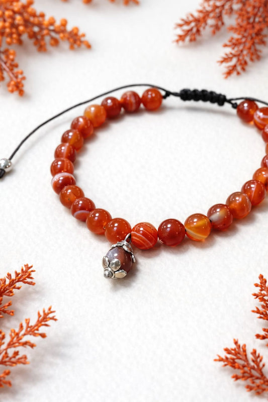 Bracciale Su Coccu Agata Corniola