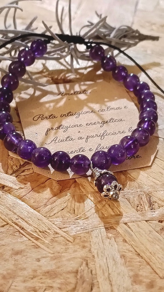 Bracciale Su Coccu Ametista