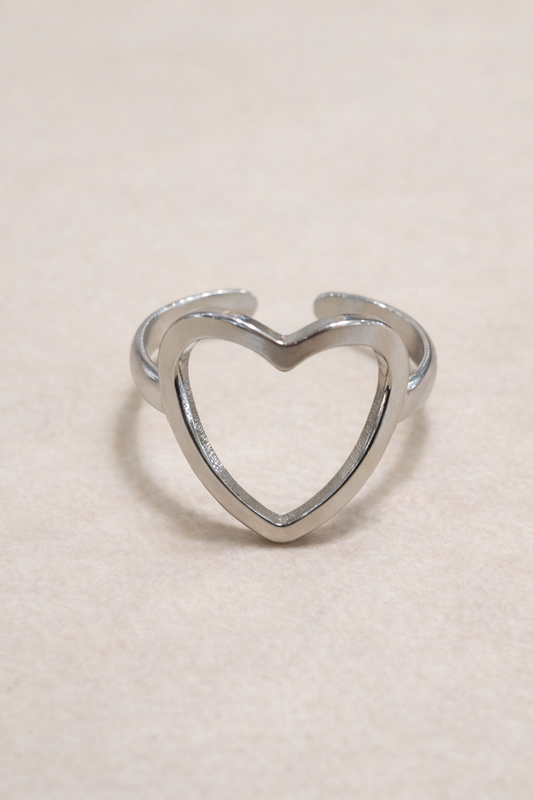 Anello a Cuore aperto