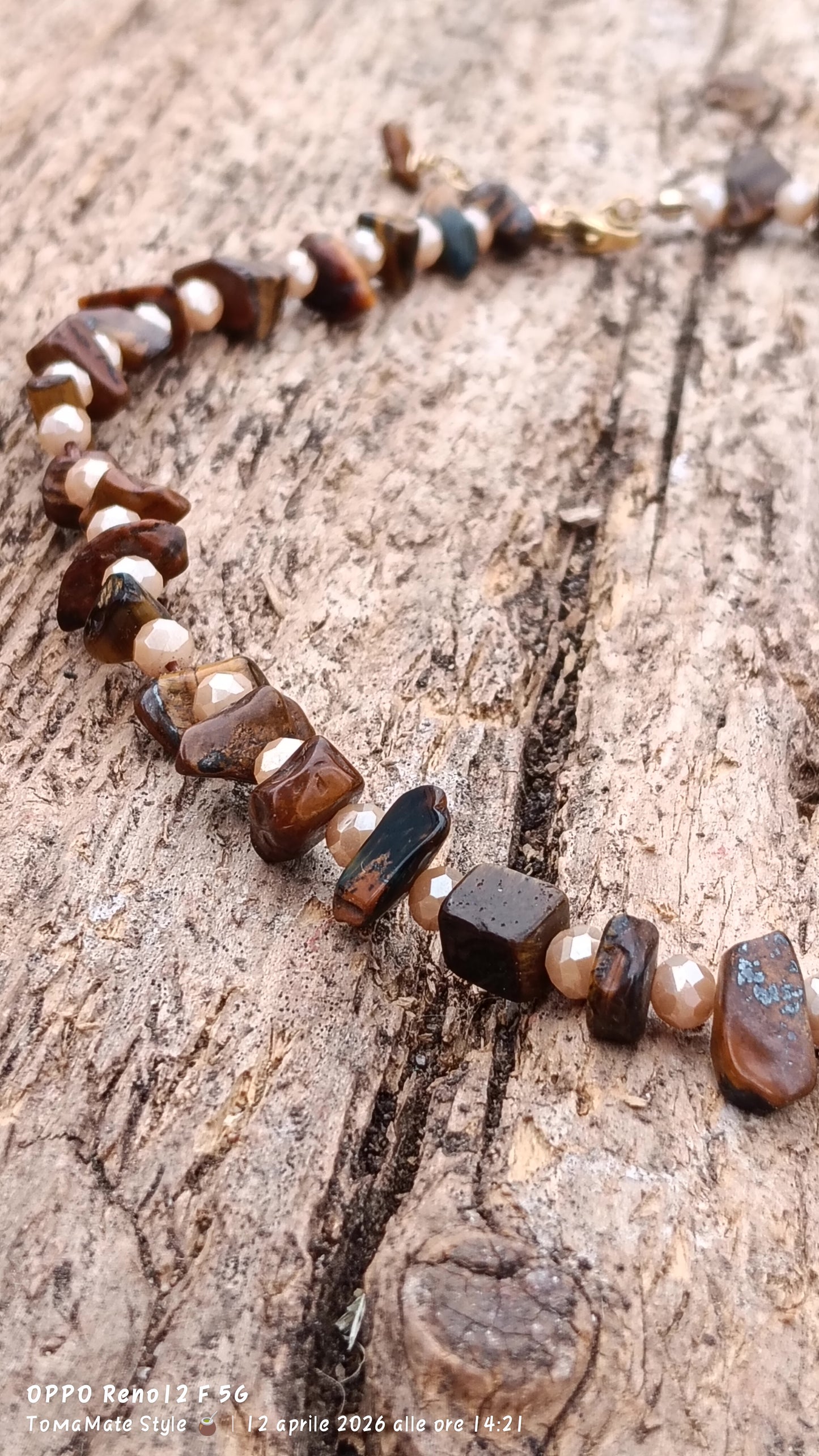 Linea Frammenti in Occhio di tigre