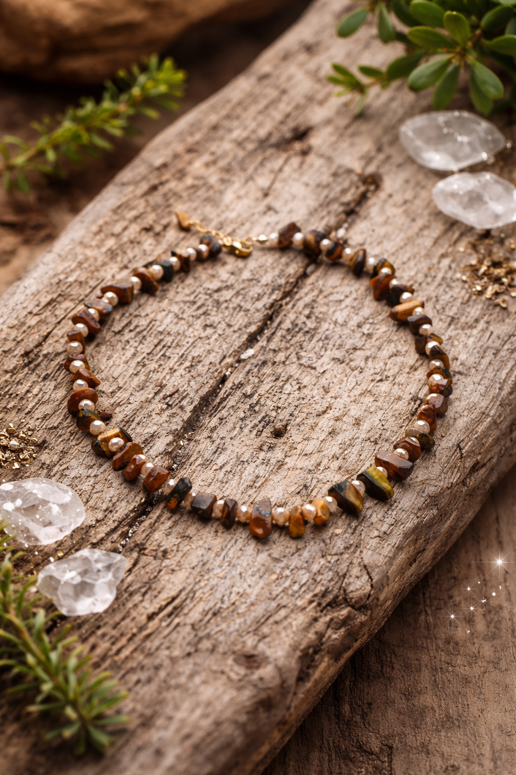 Linea Frammenti in Occhio di tigre