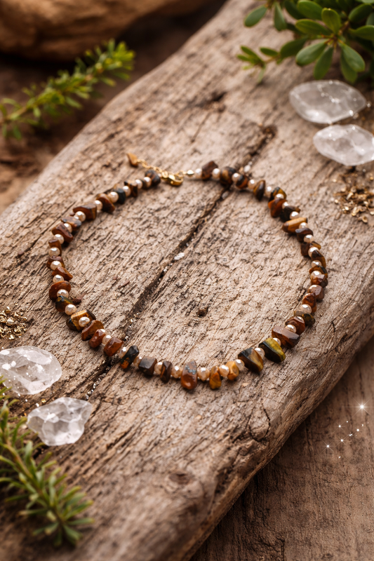 Linea Frammenti in Occhio di tigre