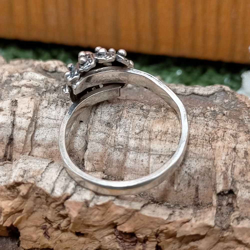 Anello Argento Bottone Sardo