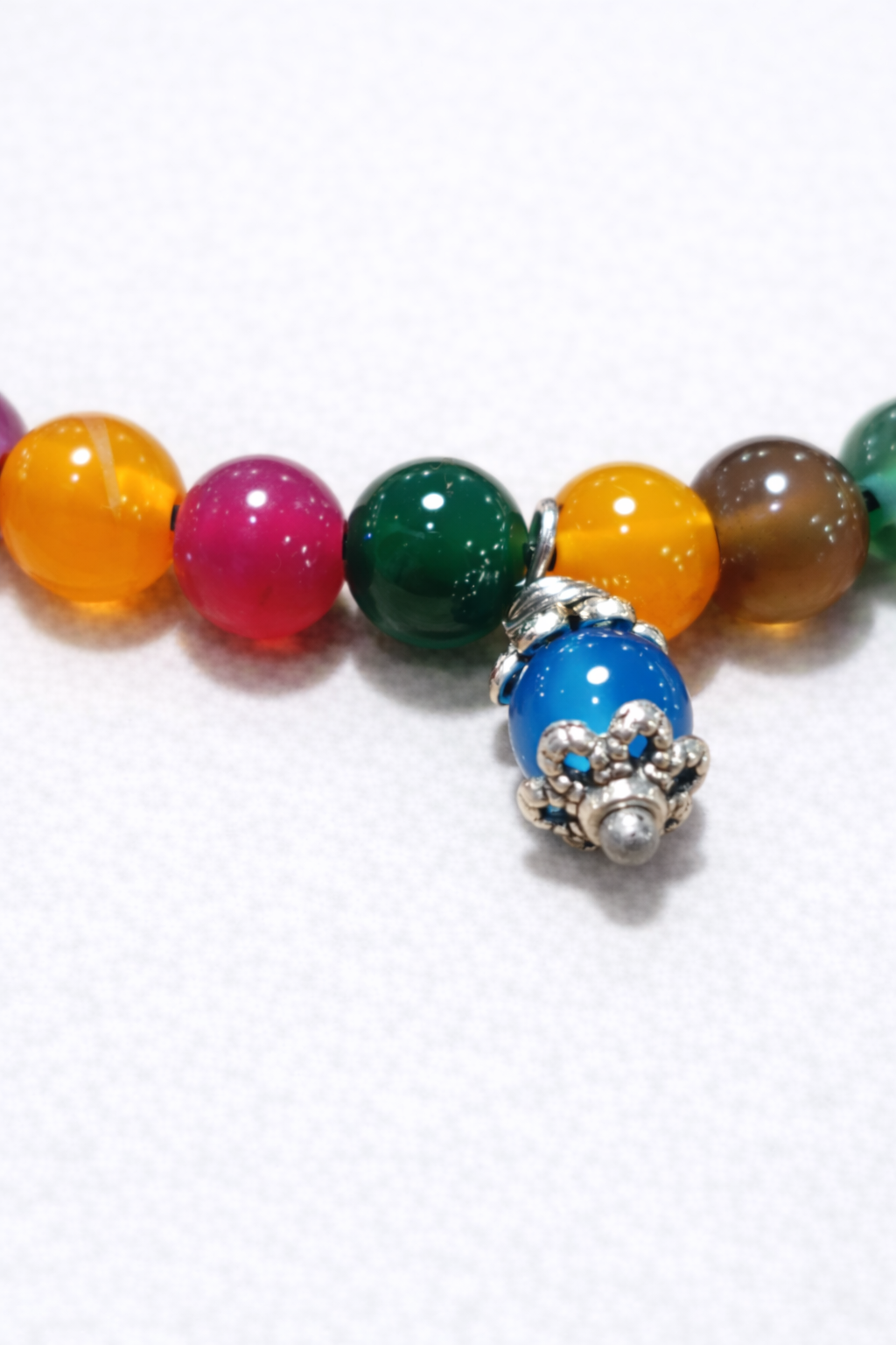 Bracciale Su Coccu Agata Arcobaleno